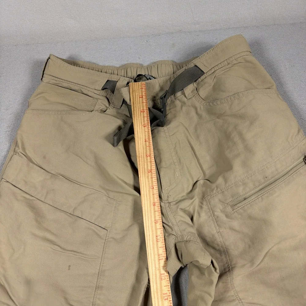 The North Face Convertible Hiking Pants Men 38 Regular Khaki‎ Zip Off Outdoor